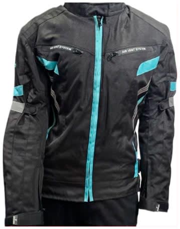 chaqueta moto mujer negro calipso1