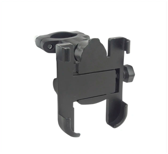 SOPORTE PORTA CELULAR PARA MANUBRIO O ESPEJO | ALUMINIO AJUSTABLE CON GIRO 360°1