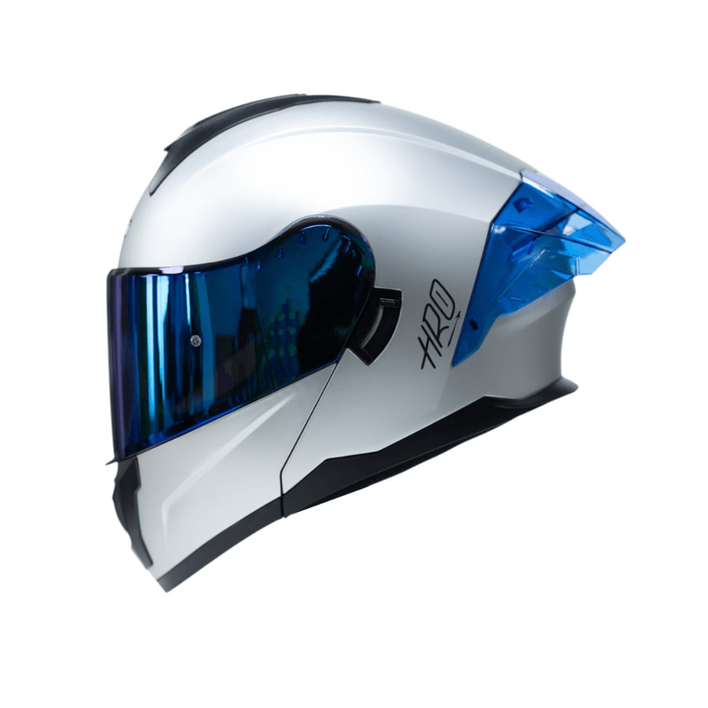 CASCO ABATIBLE HRO 3480DV SOLID NEGRO MATE | CASCO MODULAR CERTIFICADO DOT CON VISOR SOLAR1
