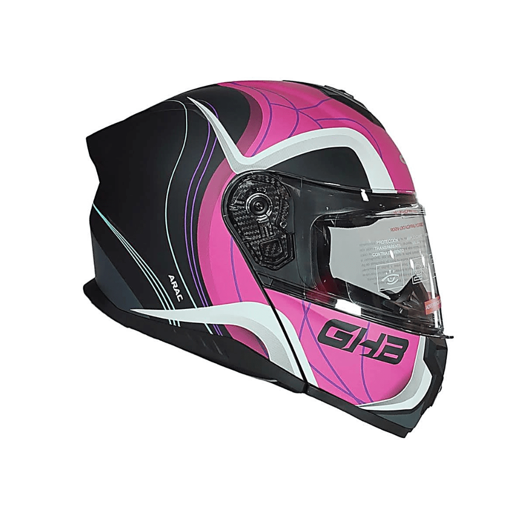 CASCO ABATIBLE GHB 166 ARAC NEGRO ROSA4