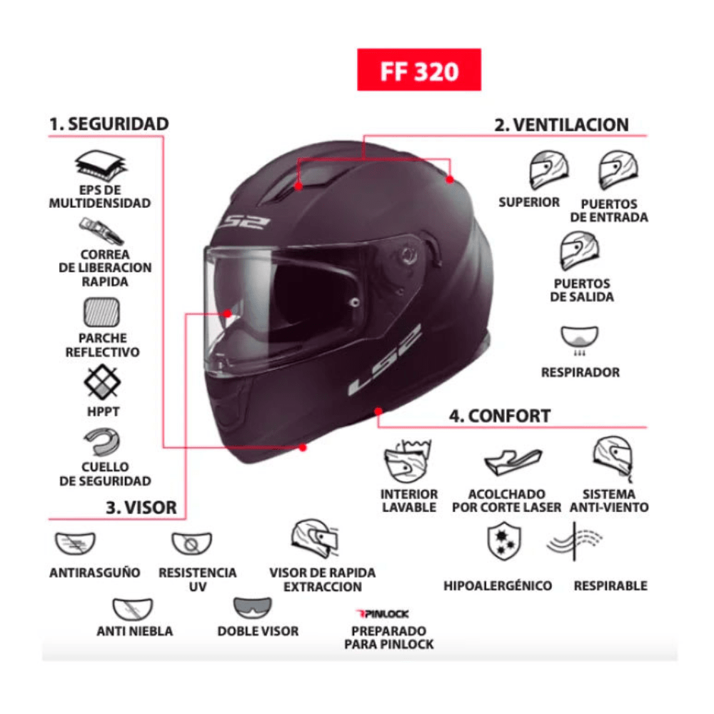 CASCO PARA MOTO LS2 FF320 STREAM EVO EXO NEGRO AMARILLO CON VISOR SOLAR4