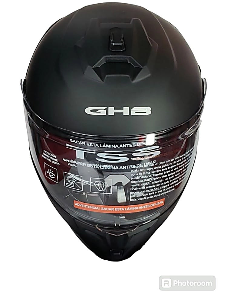CASCO ABATIBLE GHB 166 NEGRO MATE | PROTECCIÓN Y CONFORT PARA CADA RUTA4