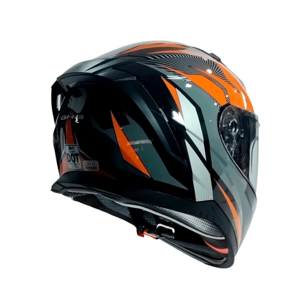 CASCO INTEGRAL GHB M-69 DEEP NEGRO NARANJA4