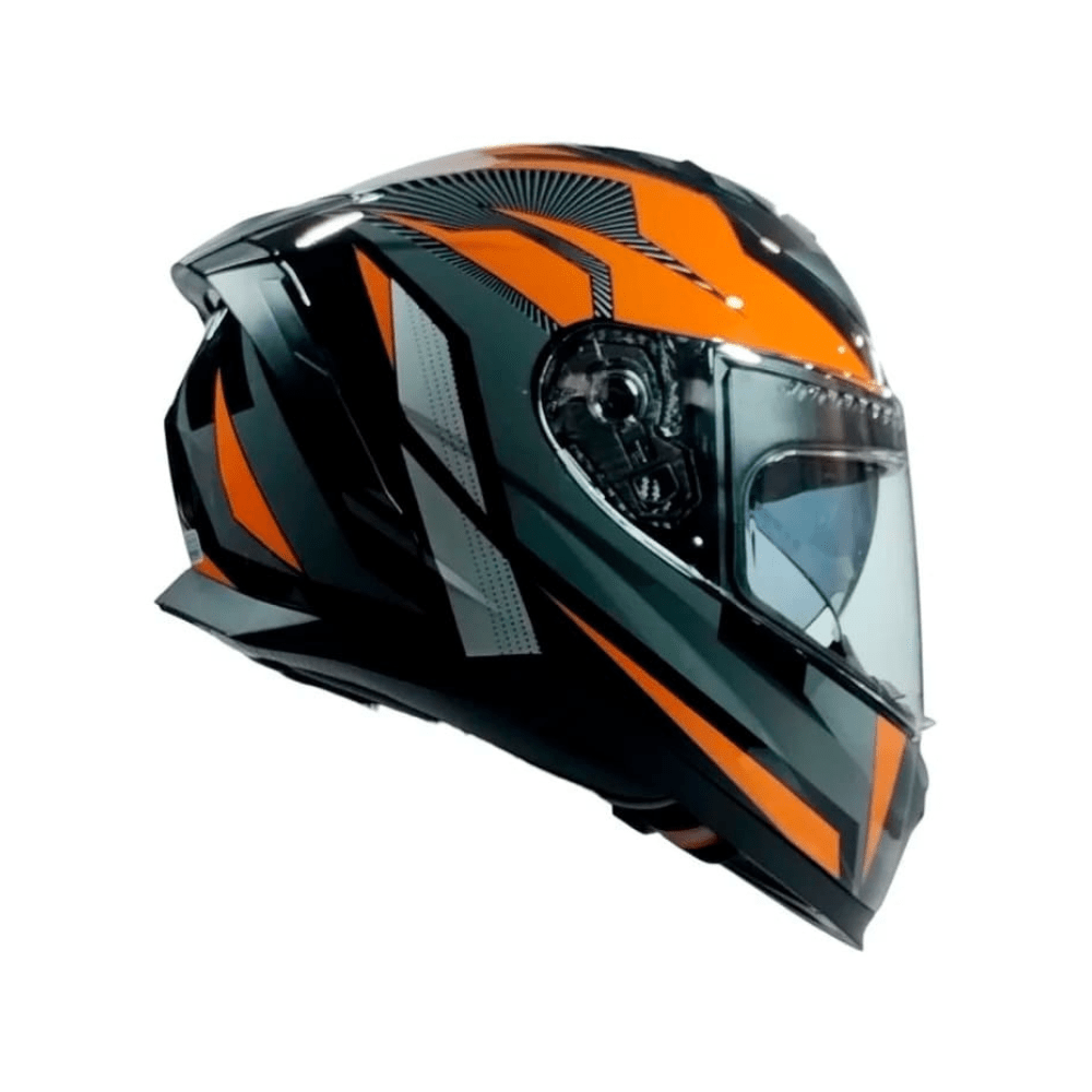 CASCO INTEGRAL GHB M-69 DEEP NEGRO NARANJA3