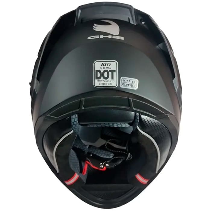 Casco Ghb M-69 Negro Mate5