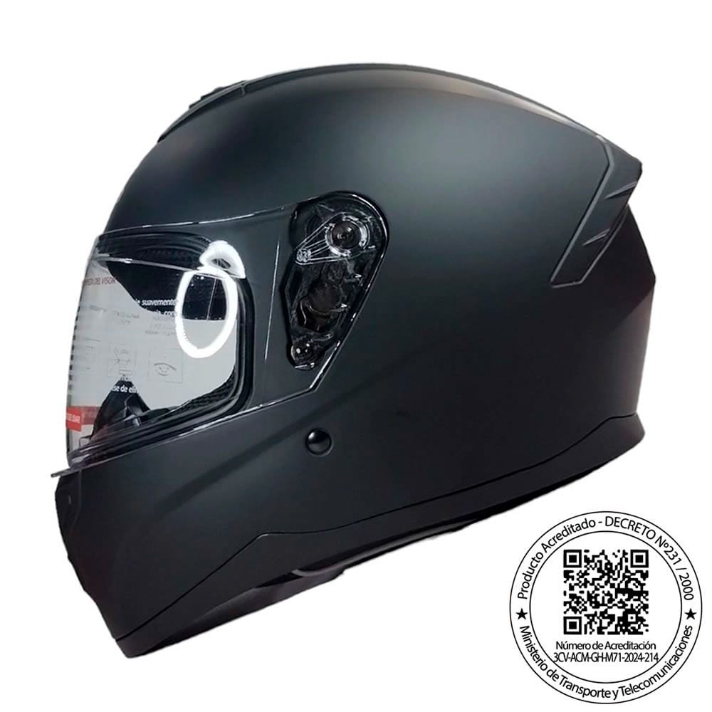 Casco Ghb M-71 negro mate1
