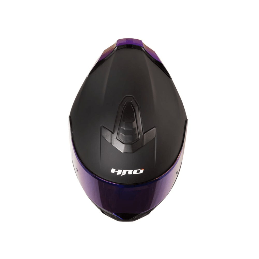 CASCO HRO 506 SOLID CON CERTIFICACIÓN DOT Y 3CV NEGRO Y AZUL3