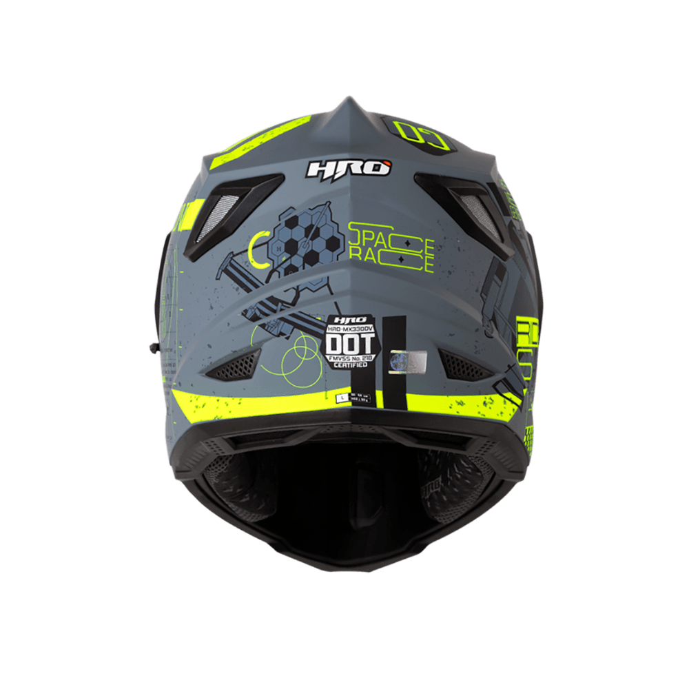 CASCO MUTIPROPOSITO HRO MX-330DV DOWNHILL CON DOBLE VISOR GRIS AMARILO2