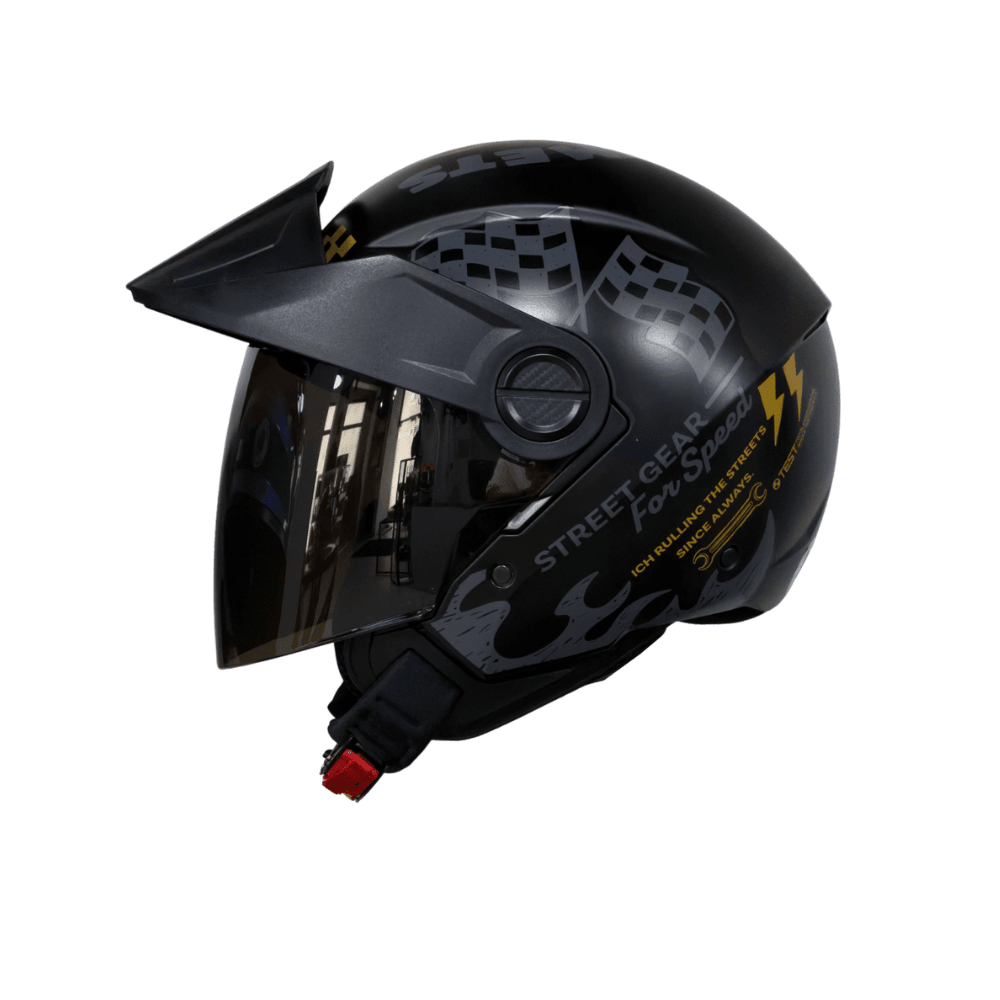 CASCO ABIERTO ICH 102 FUEL RACER CON VISERA PARA USO URBANO2