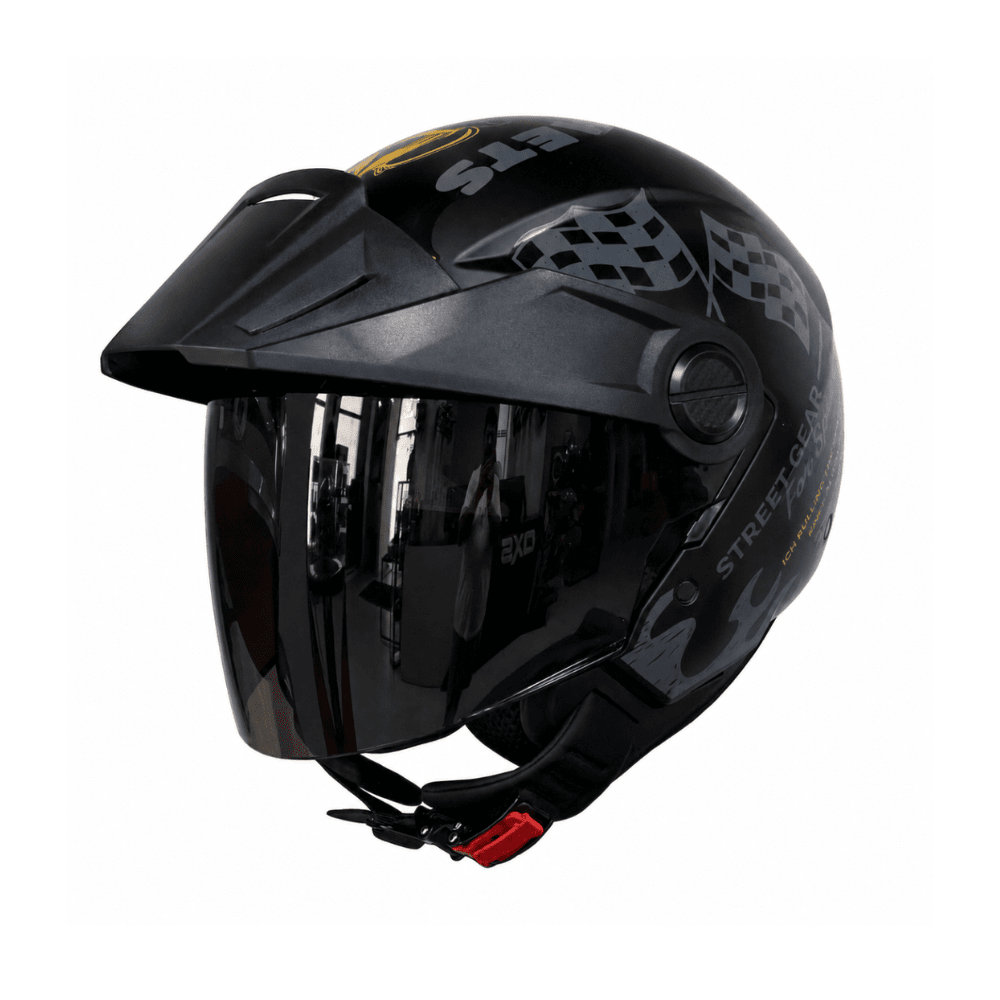 CASCO ABIERTO ICH 102 FUEL RACER CON VISERA PARA USO URBANO1