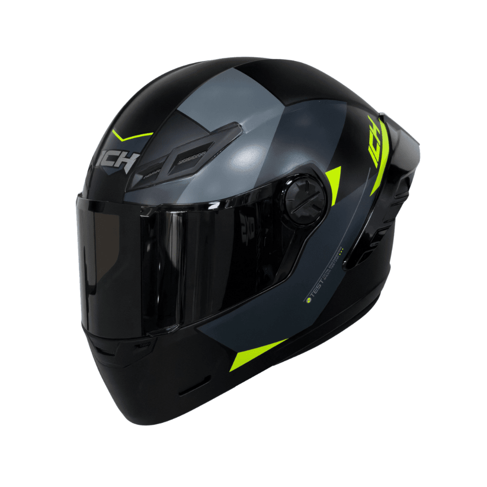 CASCO ICH 501SP JUNE CON VENTILACIÓN AVANZADA AMARILLO NEGRO1