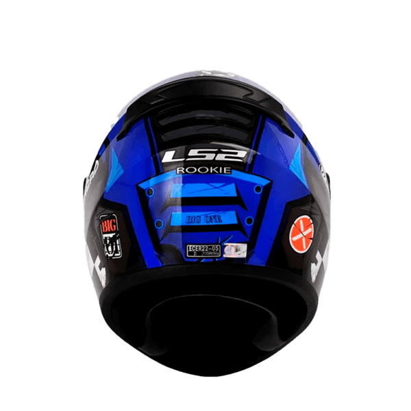 CASCO LS2 FF352 EVO BIG ONE AZUL BLANCO SPOILER AZUL | CASCO INTEGRAL CERTIFICADO ECE 22.054
