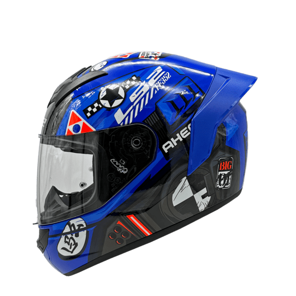 CASCO LS2 FF352 EVO BIG ONE AZUL BLANCO SPOILER AZUL | CASCO INTEGRAL CERTIFICADO ECE 22.055