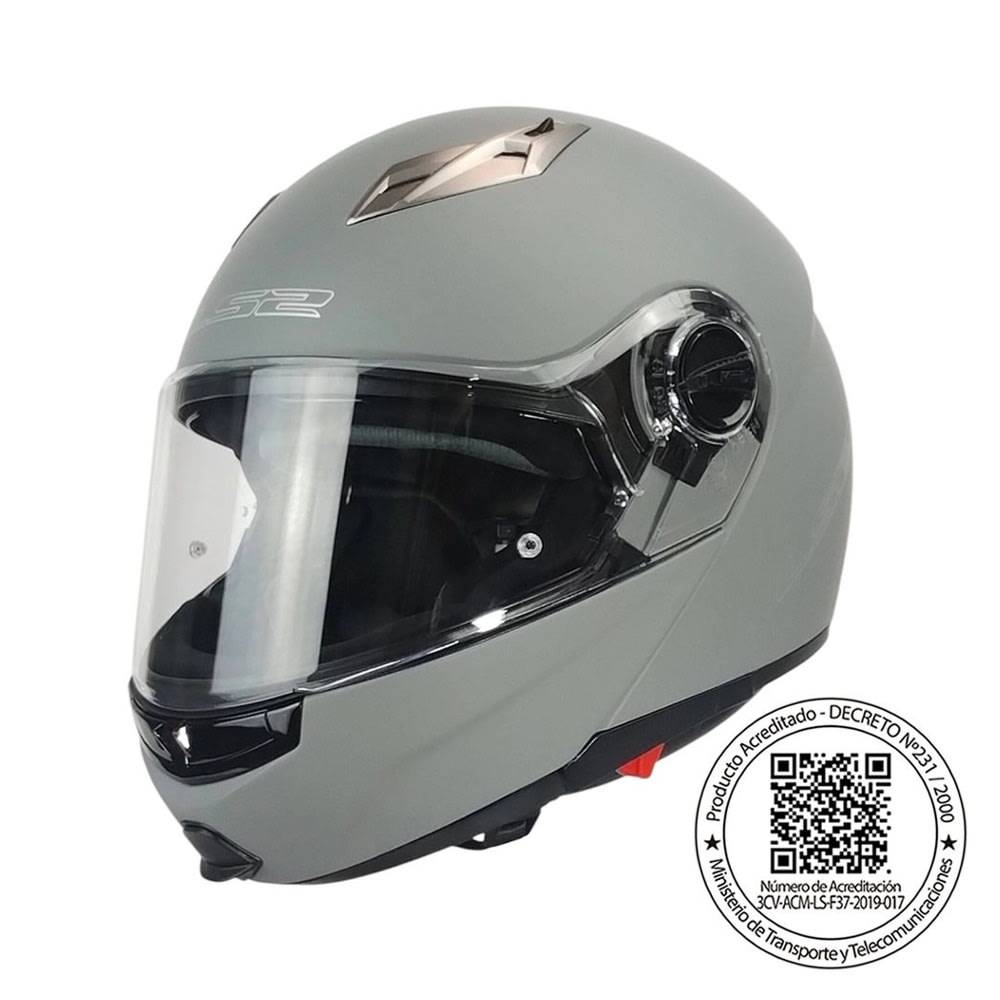 CASCO LS2 FF370 EASY NARDO GRIS MATE | ABATIBLE, CÓMODO Y CERTIFICADO1