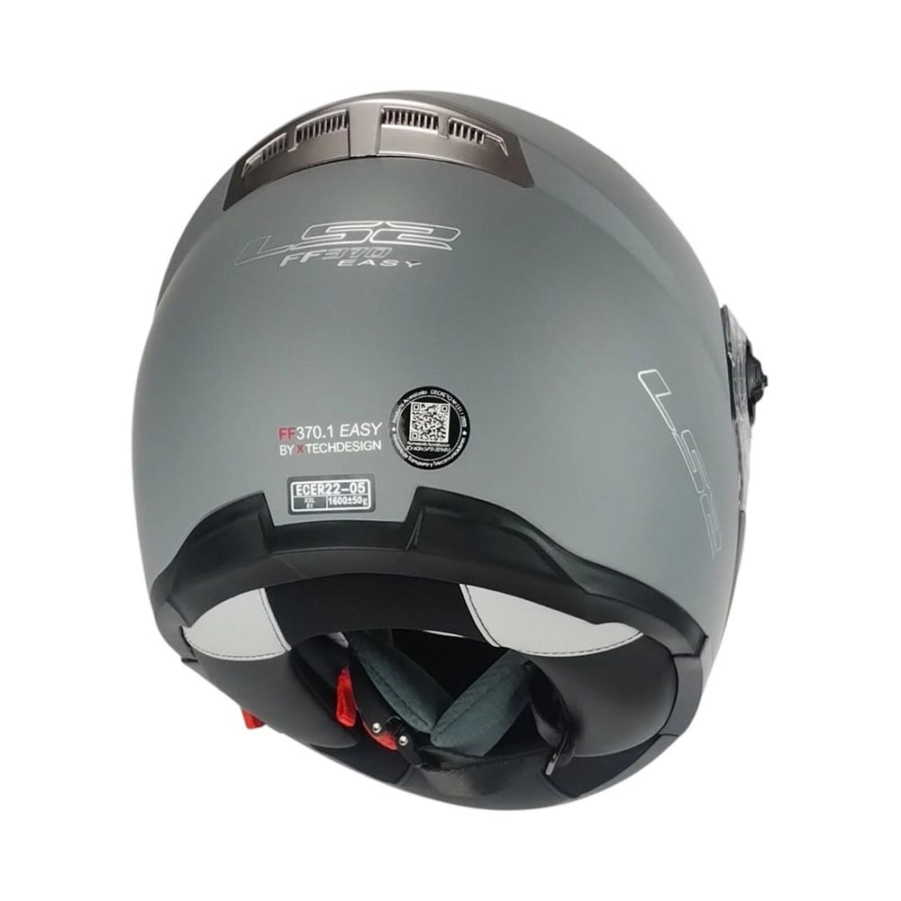 CASCO LS2 FF370 EASY NARDO GRIS MATE | ABATIBLE, CÓMODO Y CERTIFICADO3