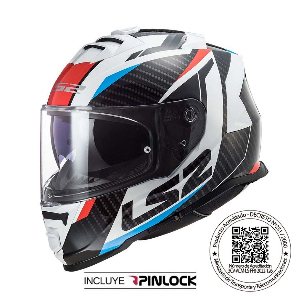 CASCO INTEGRAL LS2 FF800 STORM II RACER AZUL ROJO1