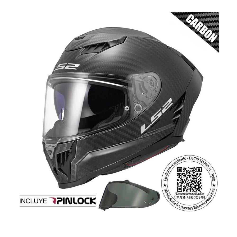 CASCO INTEGRAL LS2 FF807 DRAGON CARBONO NEGRO MATE2