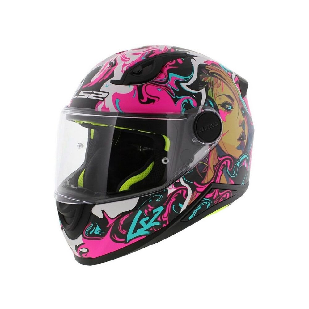 CASCO LS2 FF812 KID CYBERG MORADO CELESTE MATE1