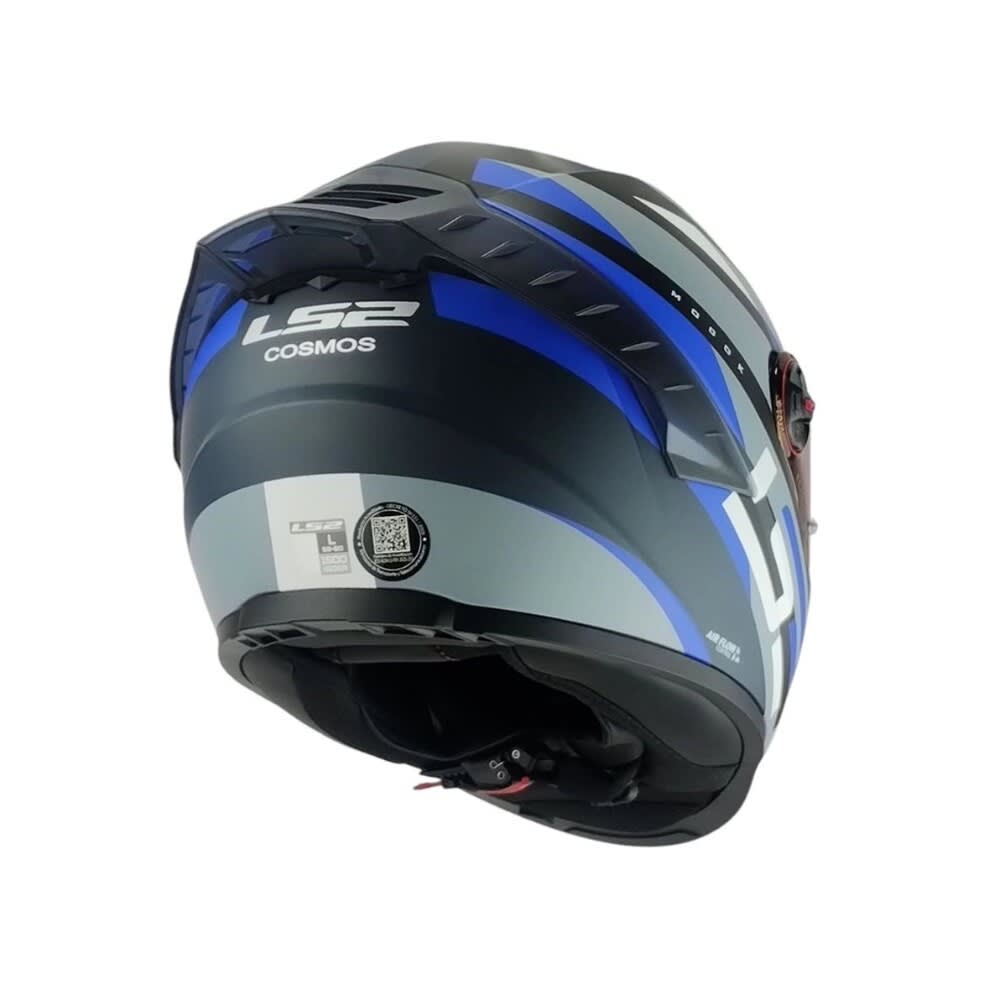 CASCO LS2 FF816 COSMOS MODOK NEGRO AZUL MATE MICA AZUL6