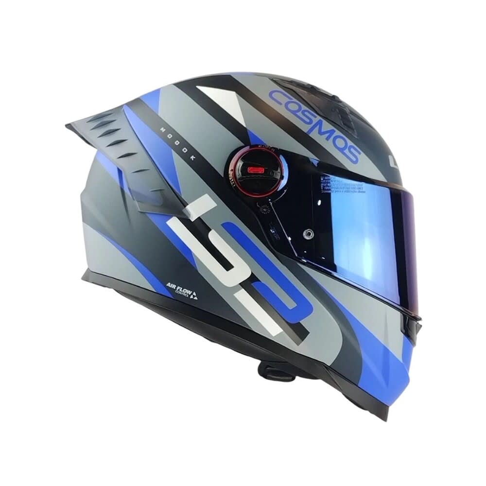 CASCO LS2 FF816 COSMOS MODOK NEGRO AZUL MATE MICA AZUL3