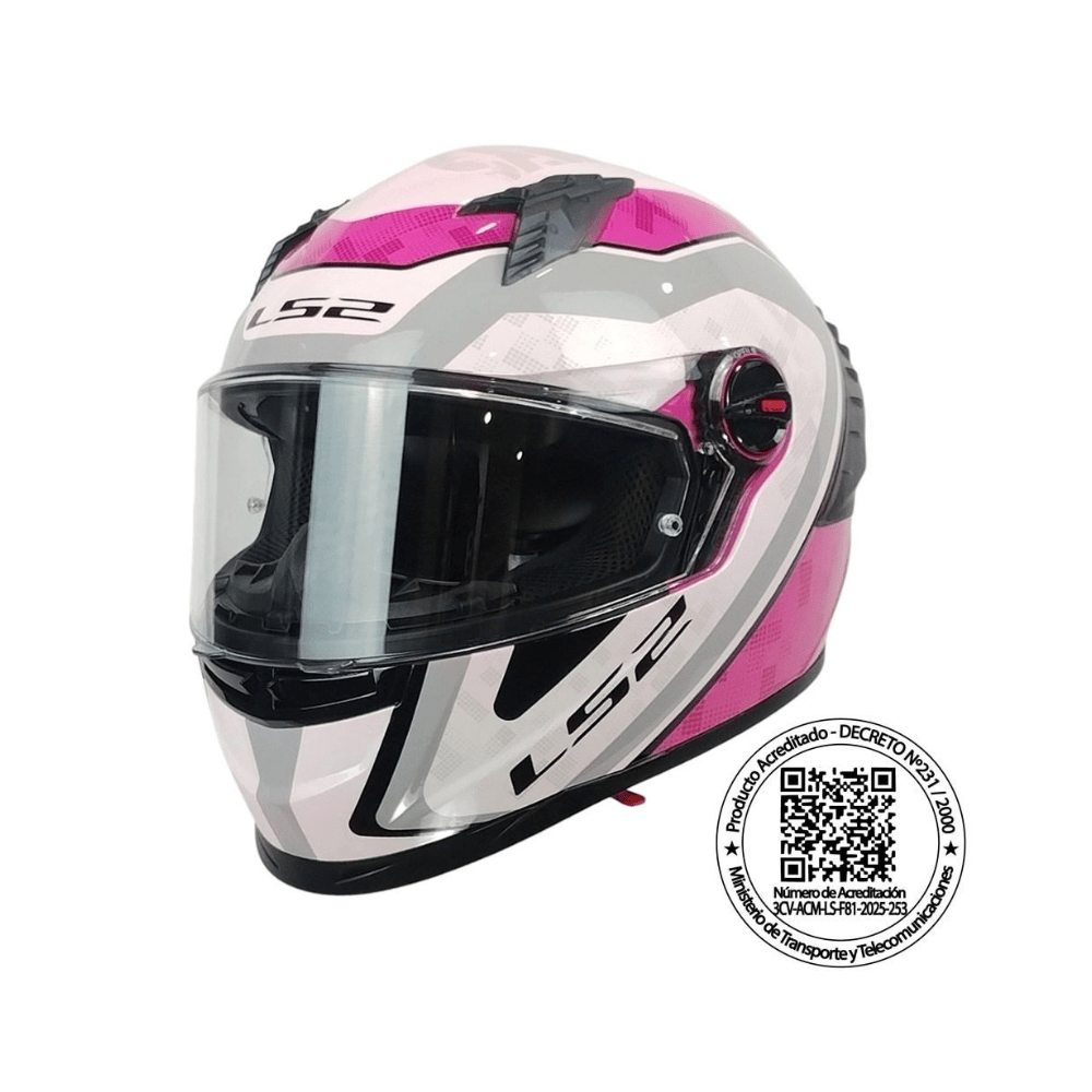 CASCO PARA MOTO LS2 FF816 COSMOS STRIKE ROSA GRIS1