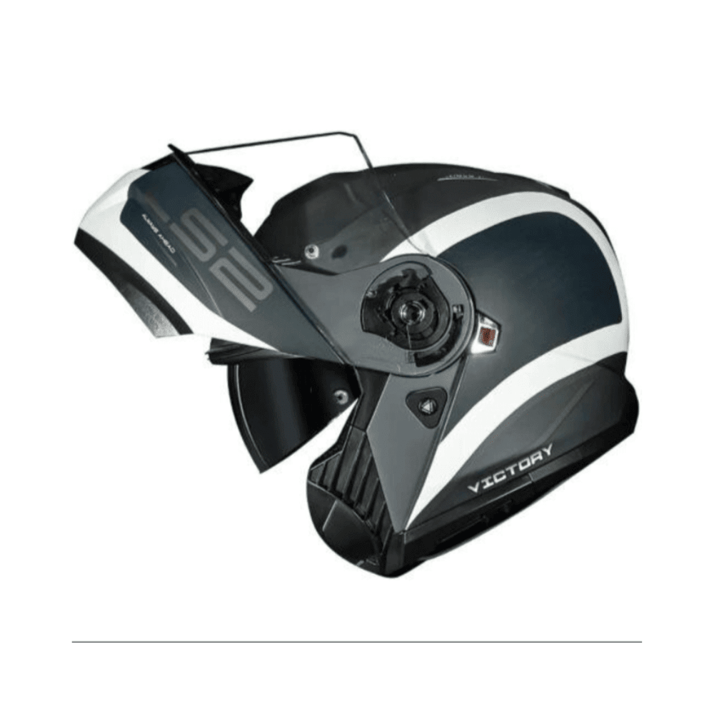 CASCO PARA MOTO LS2 FF908 STROBE II VICTORY GRIS AZUL ARENA MATE3