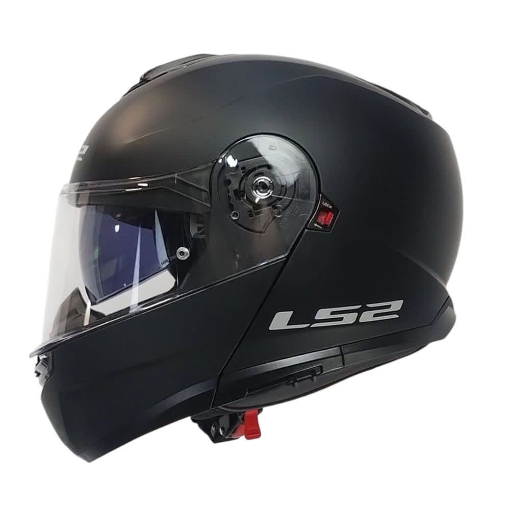 CASCO LS2 FF908 STROBE II SOLID NEGRO MATTE | ABATIBLE, CERTIFICADO Y LISTO PARA RODAR2
