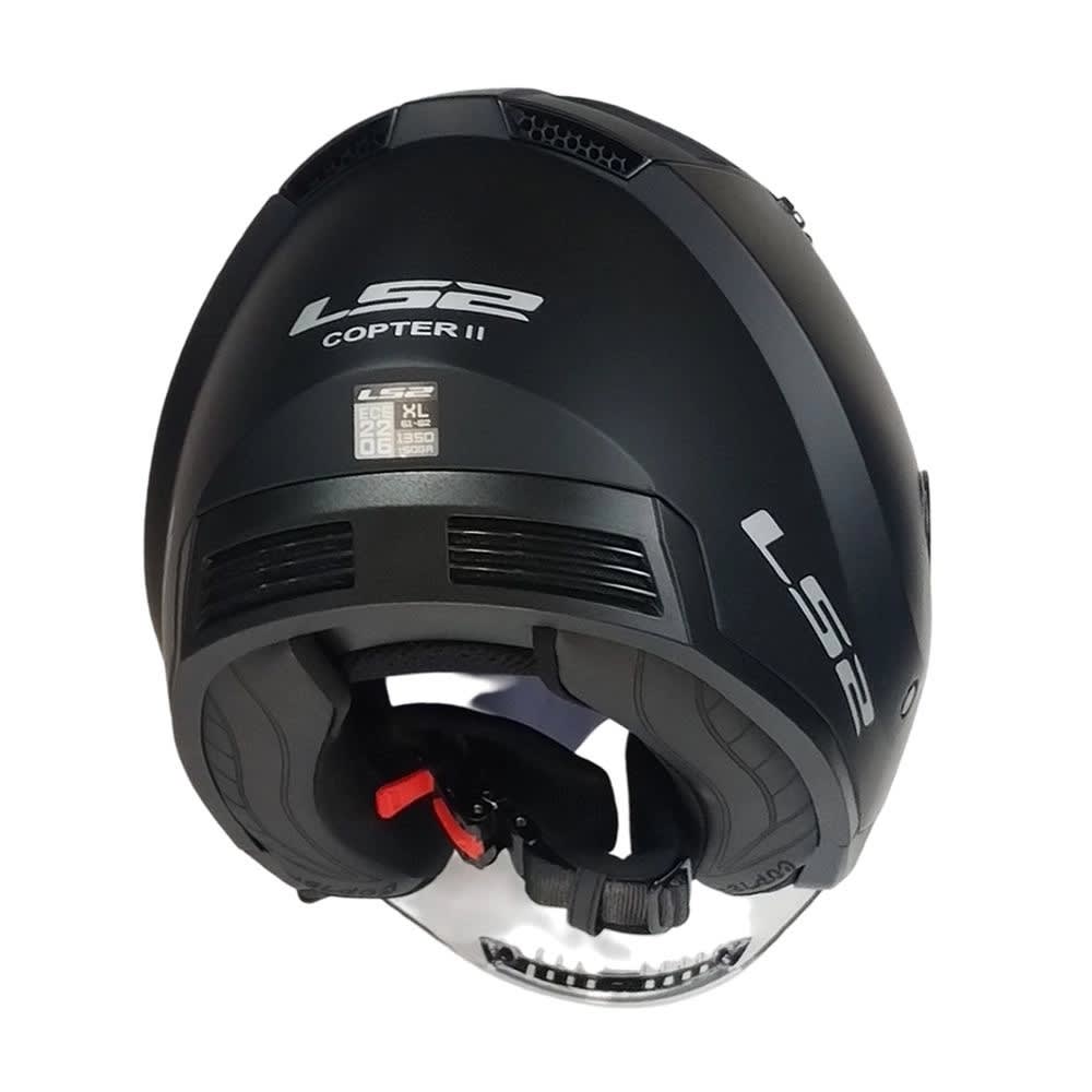 CASCO LS2 OF600 COPTER II NEGRO MATTE | LIGEREZA, SEGURIDAD Y ESTILO URBANO5