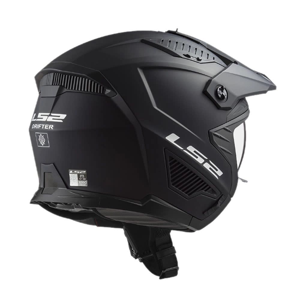 CASCO ABIERTO LS2 OF606 DRIFTER NEGRO MATTE | AVENTURA, LIGEREZA Y VERSATILIDAD4