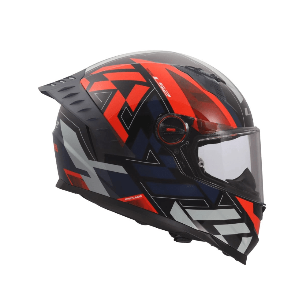 CASCO PARA MOTO LS2 FF816 COSMOS PASKAL CON VISOR SOLAR NEGRO Y ROJO3