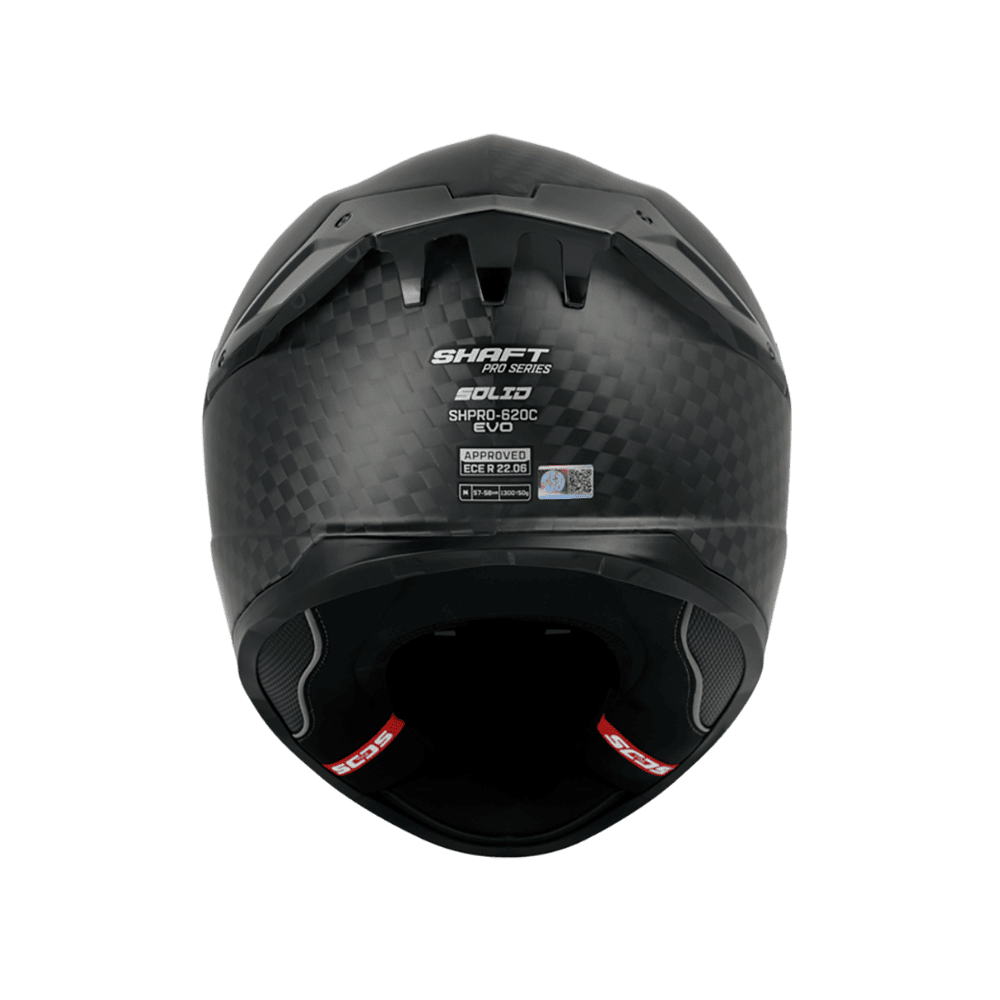 CASCO SHAFT PRO 620C EVO 12K CARBON SOLID NEGRO | FIBRA DE CARBONO CERTIFICADO ECE 22.062