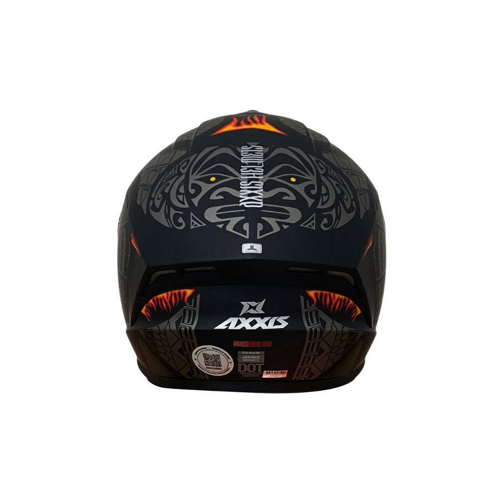 CASCO PARA MOTO INTEGRAL AXXIS DRAKEN S MAORI DEVIL ECE 22.065