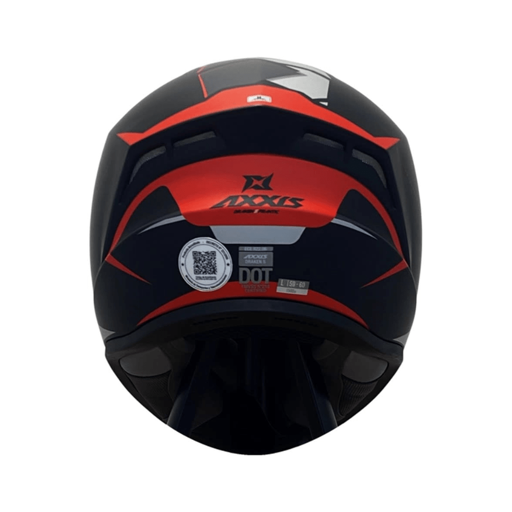CASCO AXXIS FF112D DRAKEN S FRANTIC B5 ROJO MATE DEPORTIVO5