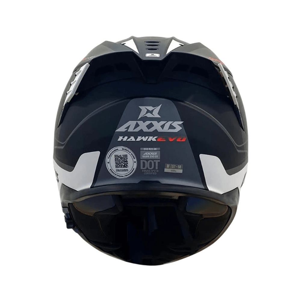 CASCO AXXIS FF122SV HAWK EVO SV DAYTONA CON VISOR SOLAR B0 MATE6