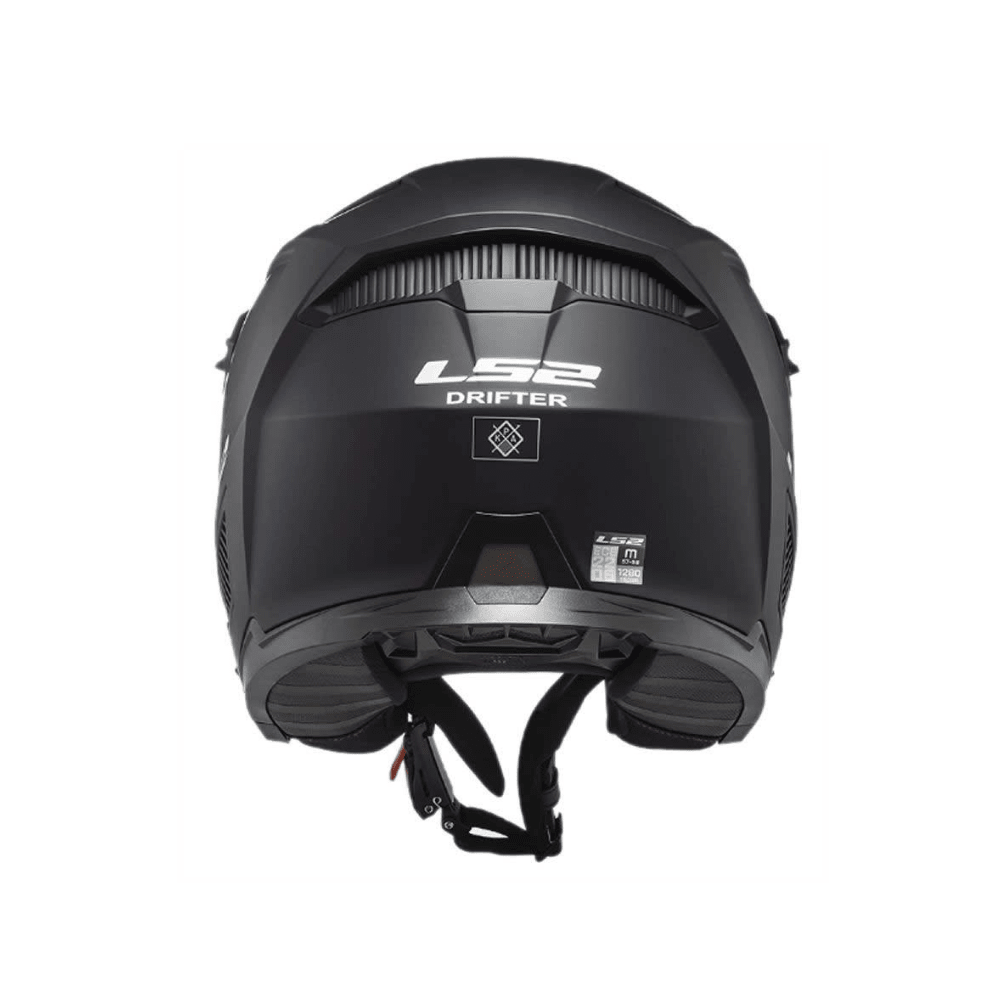 CASCO ABIERTO LS2 OF606 DRIFTER LIGERO Y VERSÁTIL NEGRO MATE5