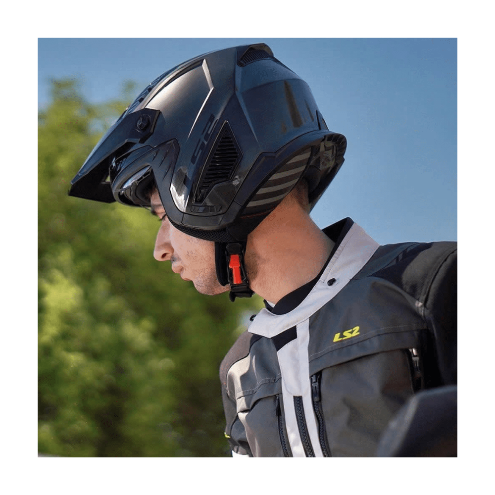 CASCO ABIERTO LS2 OF606 DRIFTER LIGERO Y VERSÁTIL NEGRO MATE8