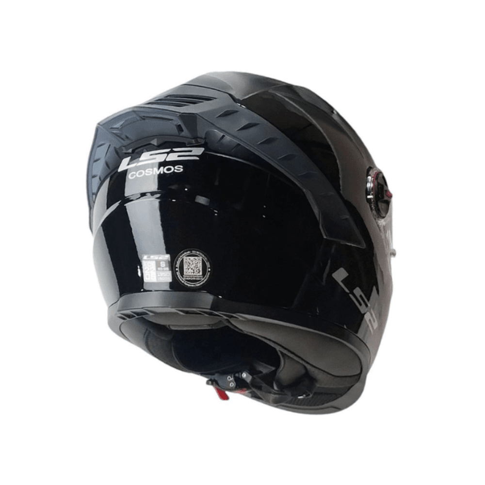 CASCO PARA MOTO LS2 FF816 COSMOS NEGRO BRILLANTE PREPARADO PARA PINLOCK2