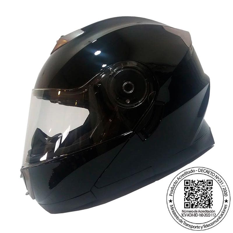 CASCO ABATIBLE GHB 160 MONO NEGRO (Gloss)1