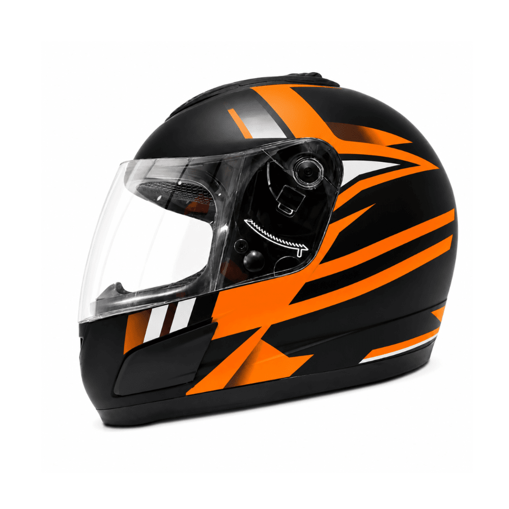 CASCO GHB 626 HERRO NEGRO NARANJO MATE1