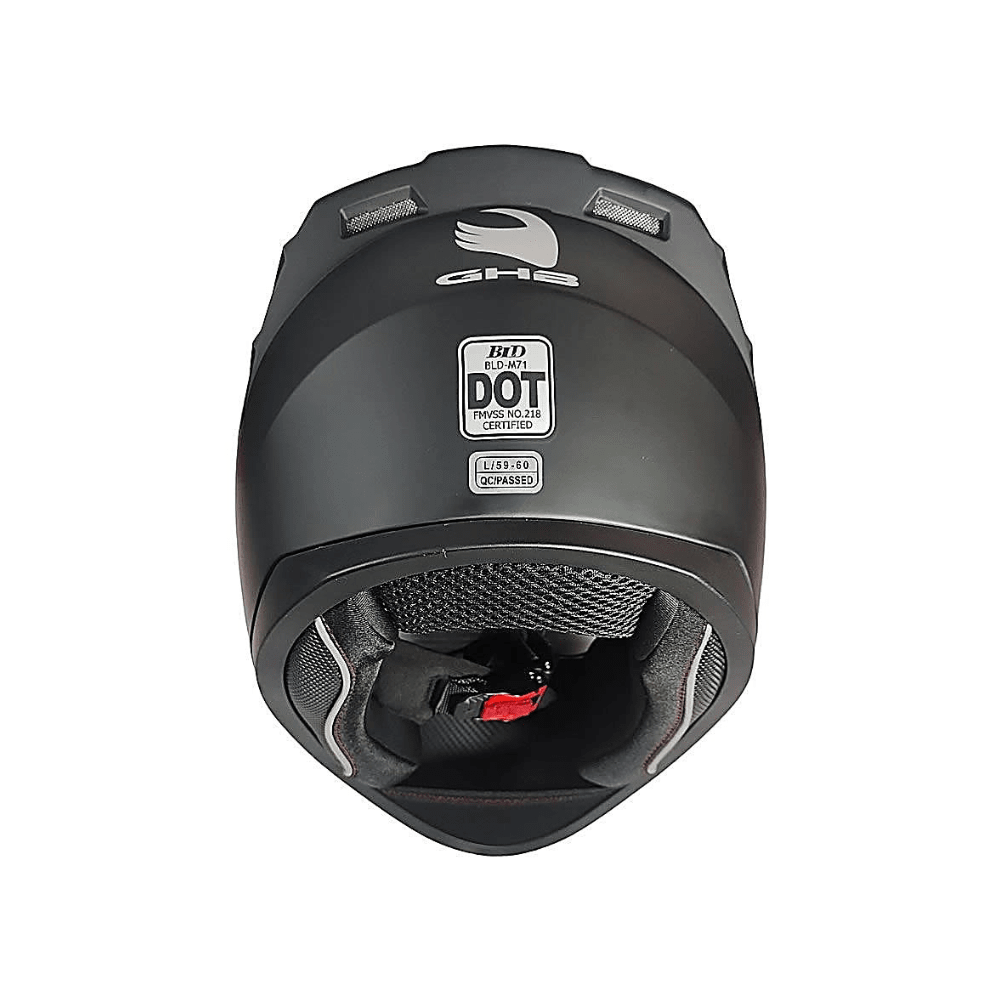 CASCO INTEGRAL GHB M-71 NEGRO MATE4