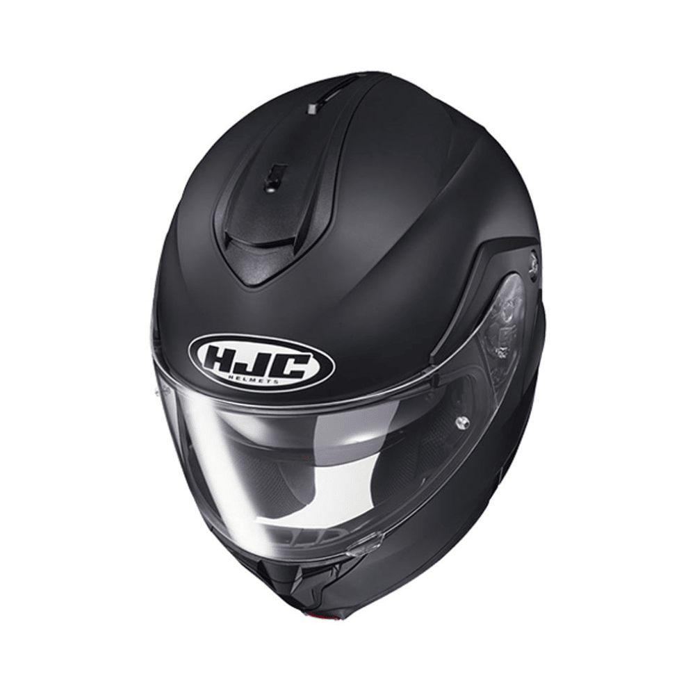 CASCO ABATIBLE HJC C91N SOLID CON VISOR SOLAR NEGRO MATE3