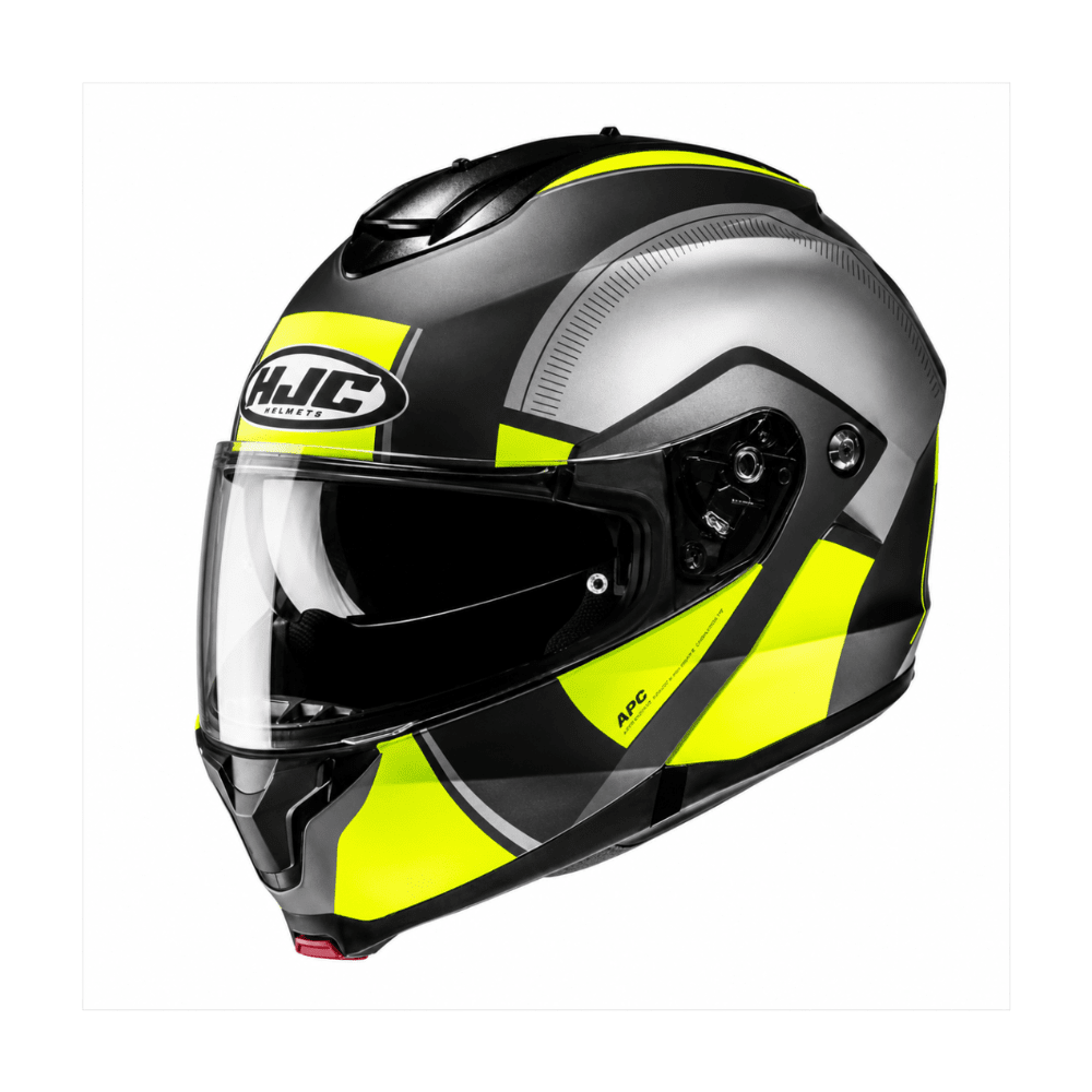 CASCO ABATIBLE HJC C91N JYN MC5 CON VISOR SOLAR AMARILLO Y GRIS1