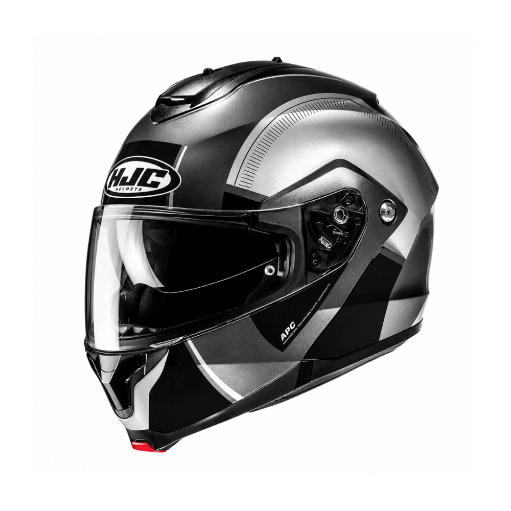 CASCO ABATIBLE HJC C91N JYN MC5 GRIS CON VISOR SOLAR1