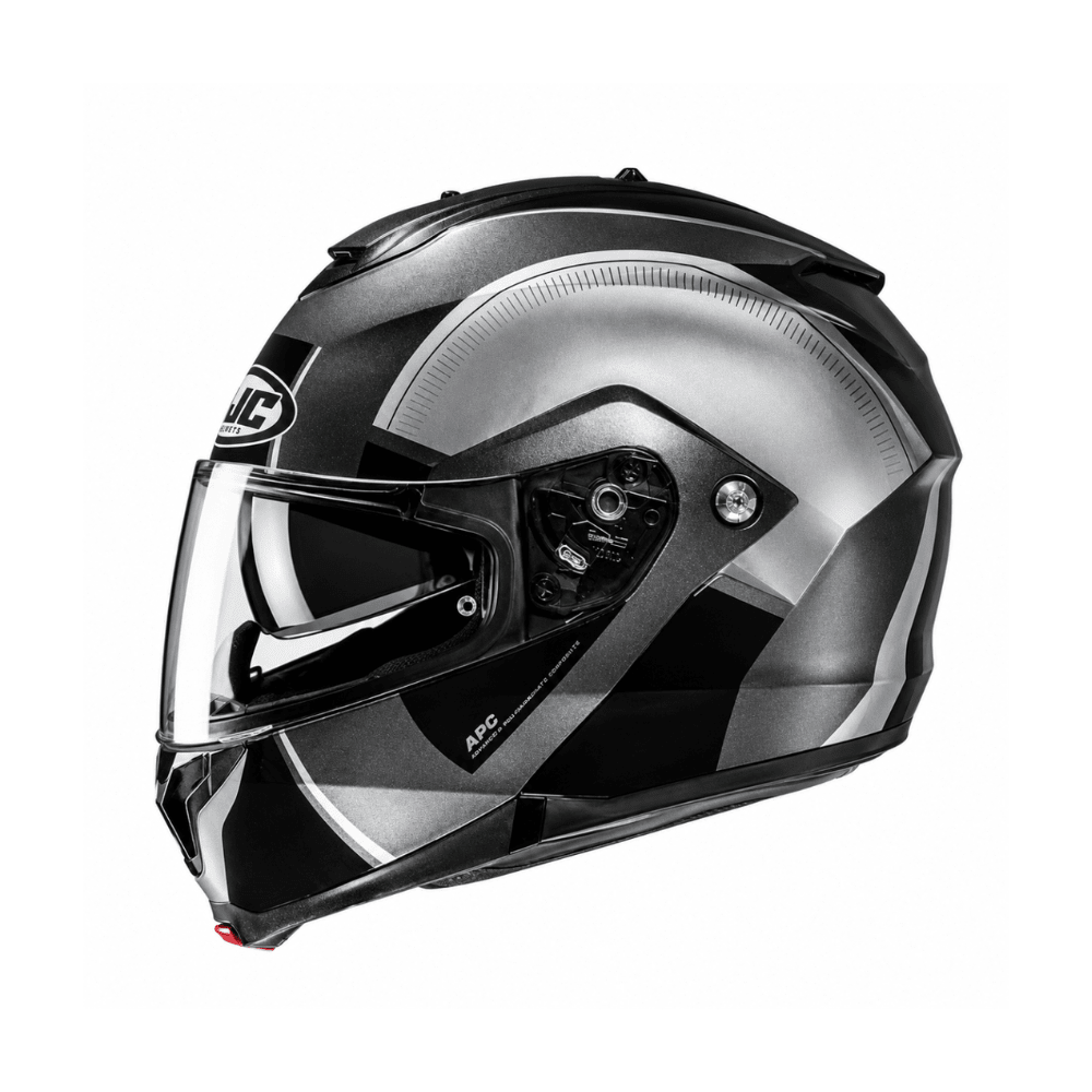 CASCO ABATIBLE HJC C91N JYN MC5 GRIS CON VISOR SOLAR2
