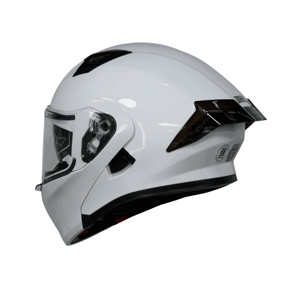CASCO PARA MOTO ICH 3120 SOLID BLANCO ABATIBLE CON DOBLE VISOR4