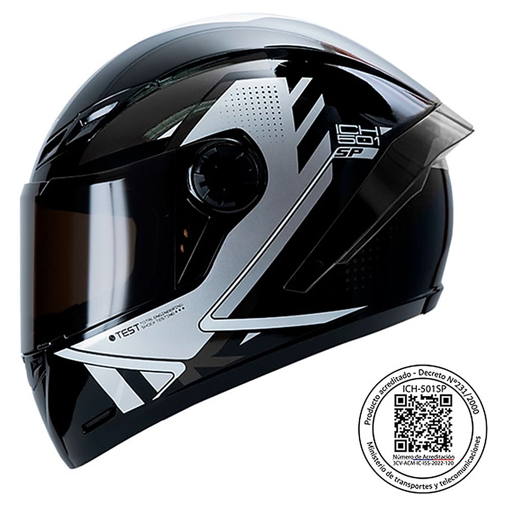 CASCO ICH 501SP MOACA SL SM | CASCO INTEGRAL CERTIFICADO DOT QR4