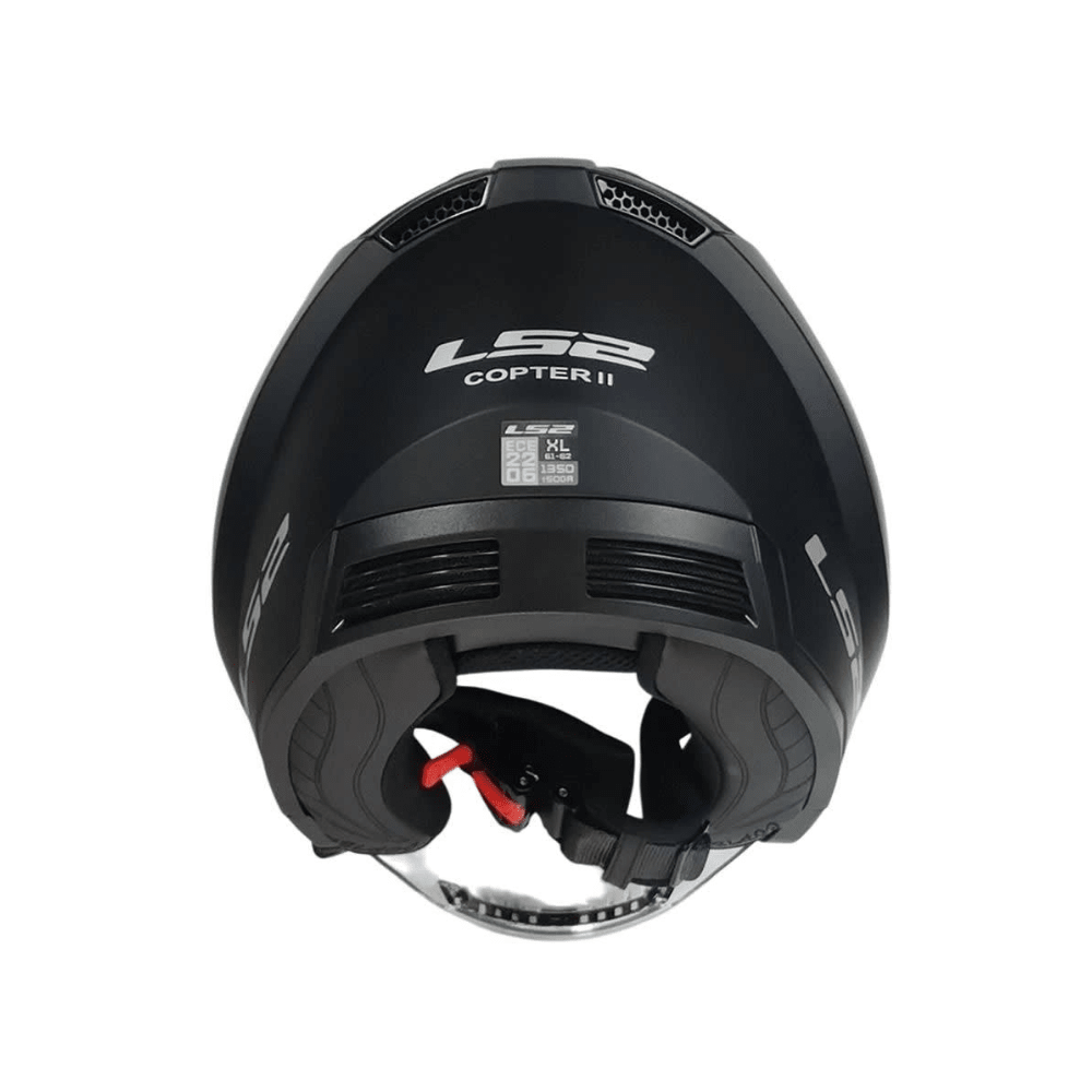 CASCO PARA MOTO  LS2 OF600 COPTER II NEGRO MATE5