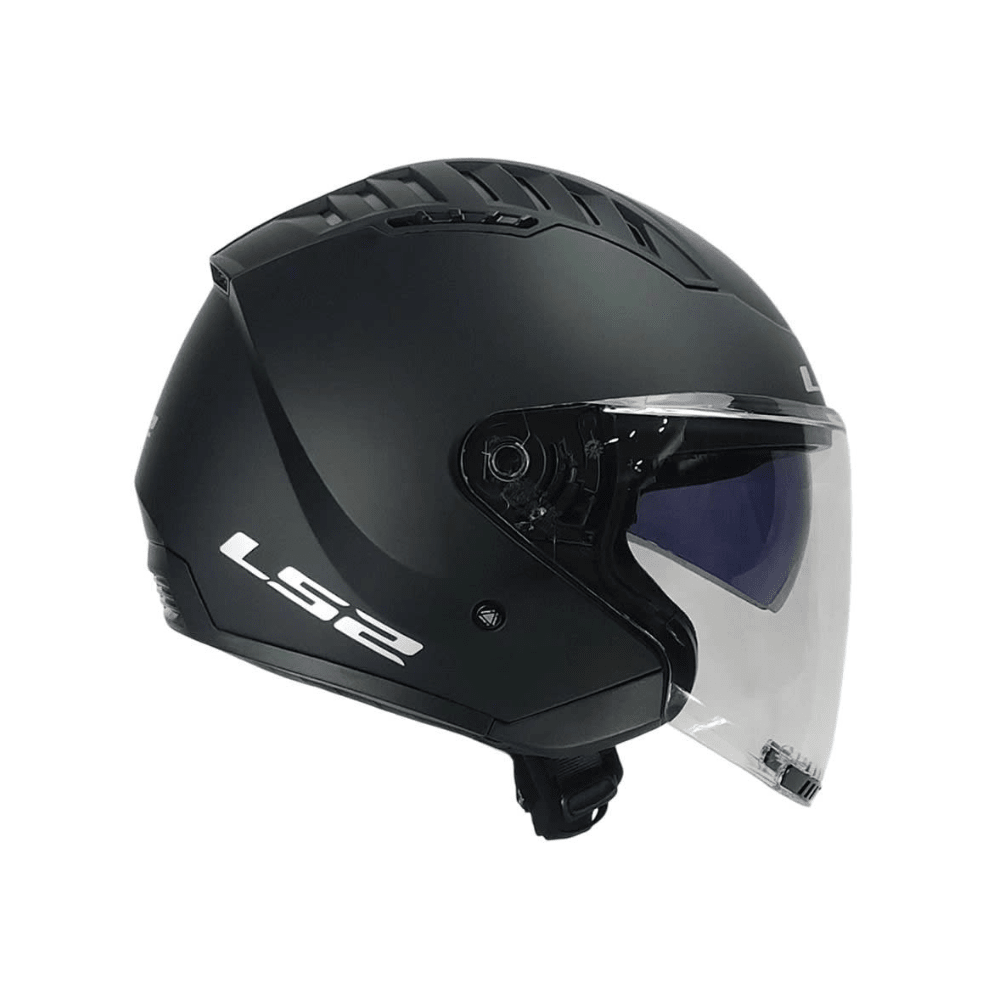 CASCO PARA MOTO  LS2 OF600 COPTER II NEGRO MATE2