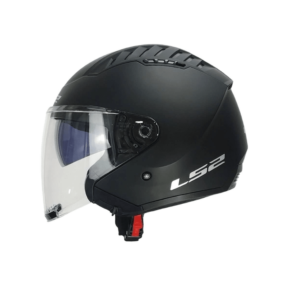 CASCO PARA MOTO  LS2 OF600 COPTER II NEGRO MATE3