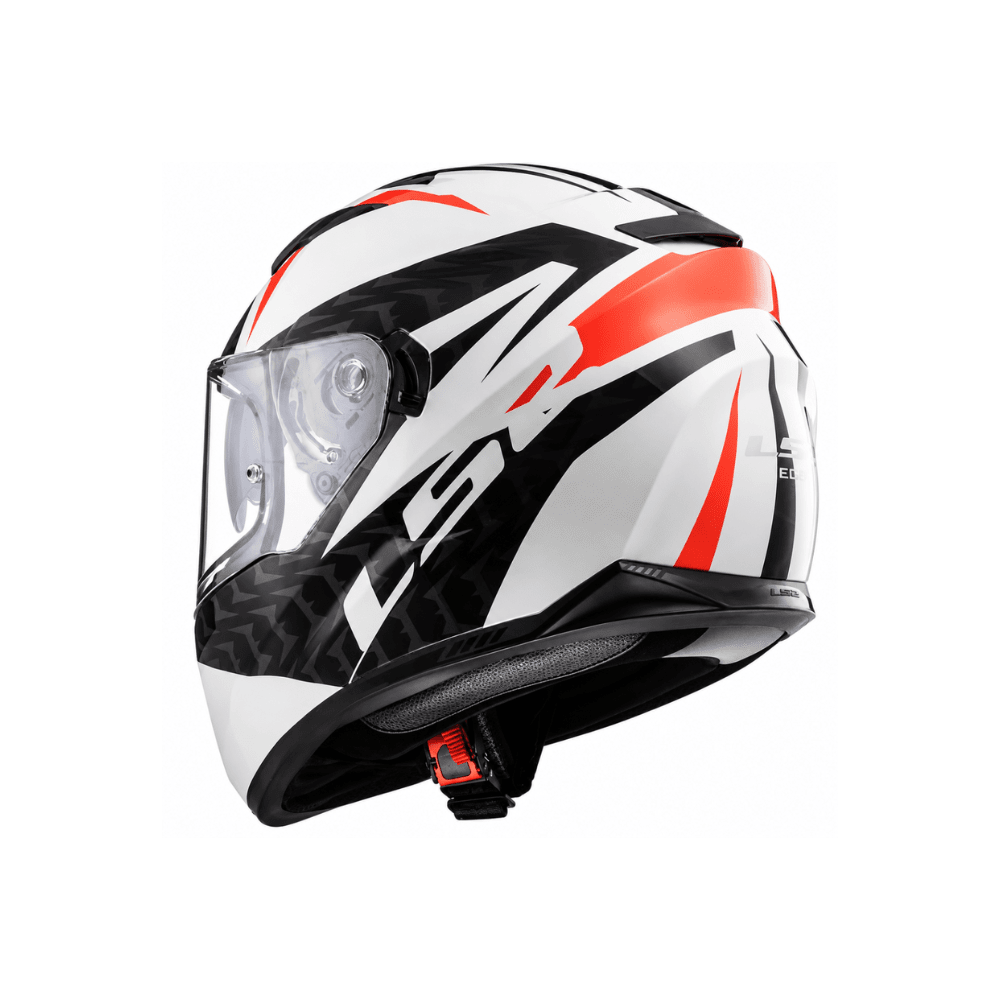 CASCO PARA MOTO  LS2 FF320 STREAM EVO COMMANDER BLANCO NEGRO ROJO2